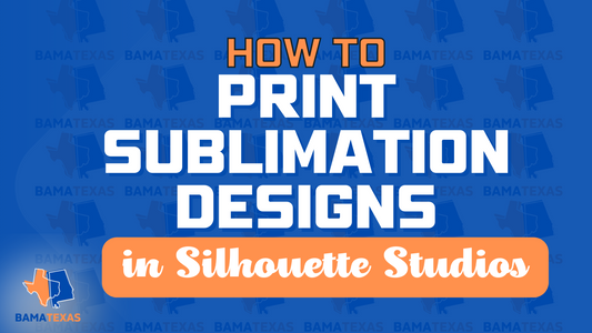 How to Print Sublimation Designs in Silhouette Studios
