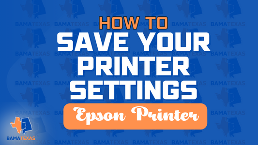 How to Save Sublimation Printer Settings