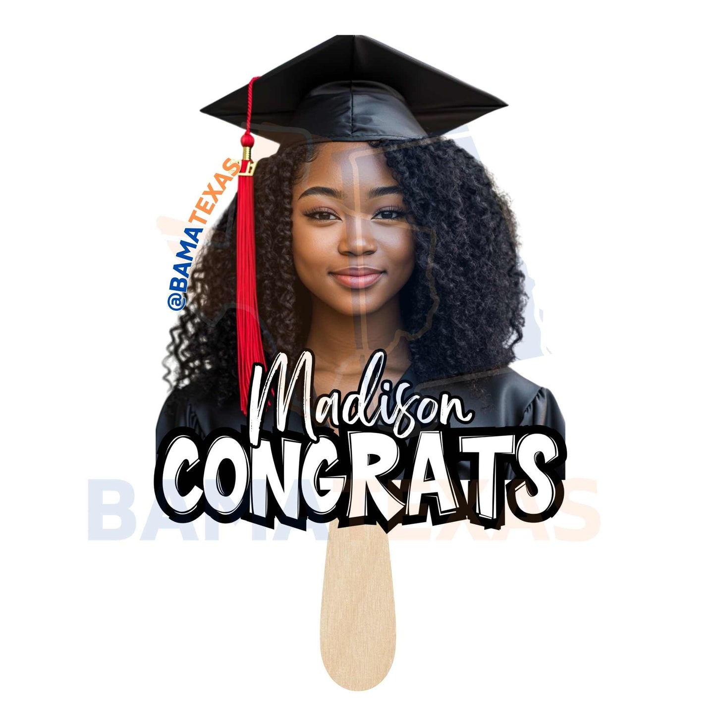 Graduation Fans I - Silhouette Style