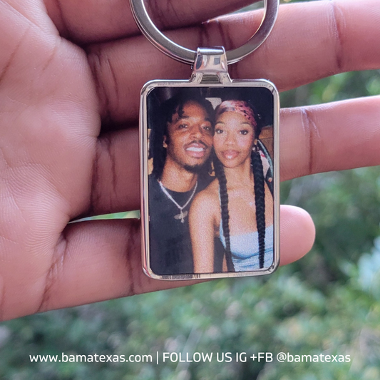 Metal Photo Keychain