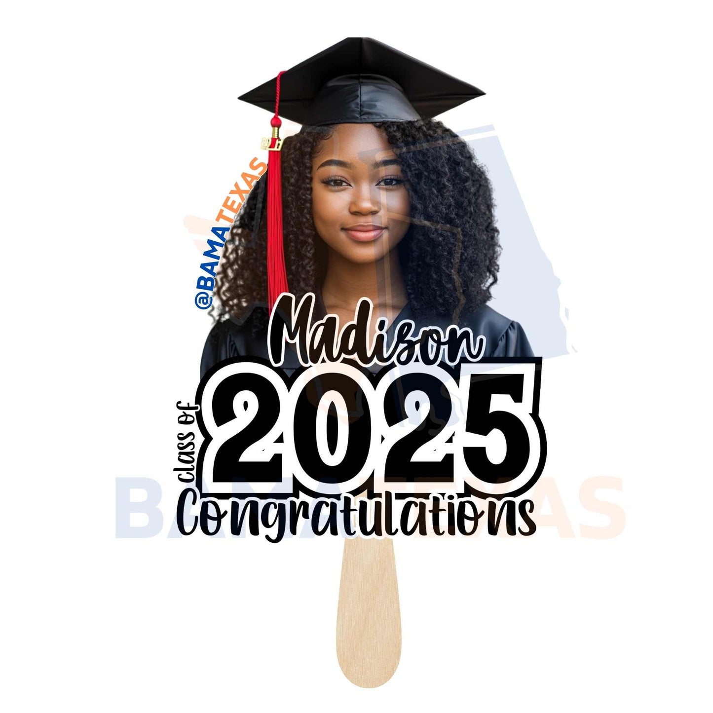 Graduation Fans I - Silhouette Style