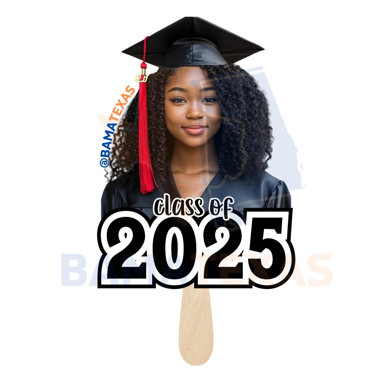 Graduation Fans I - Silhouette Style