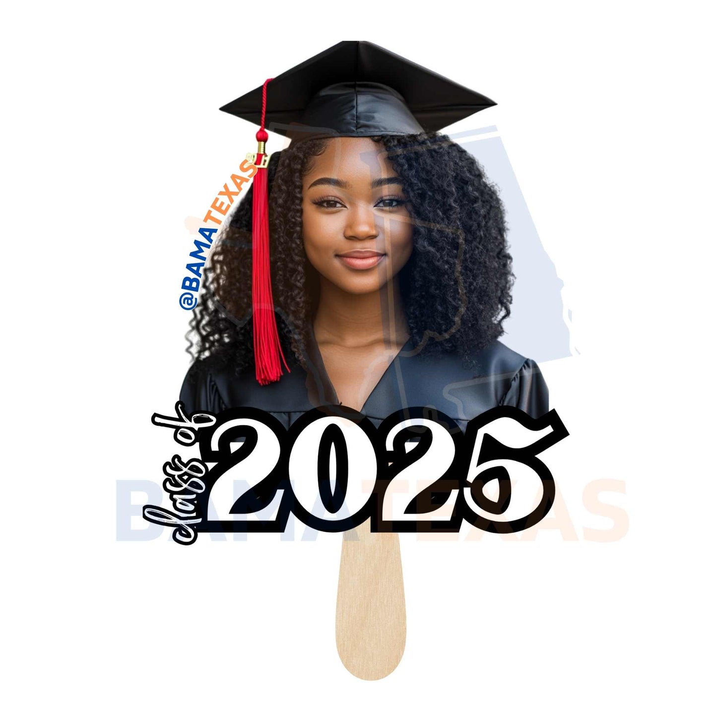 Graduation Fans I - Silhouette Style