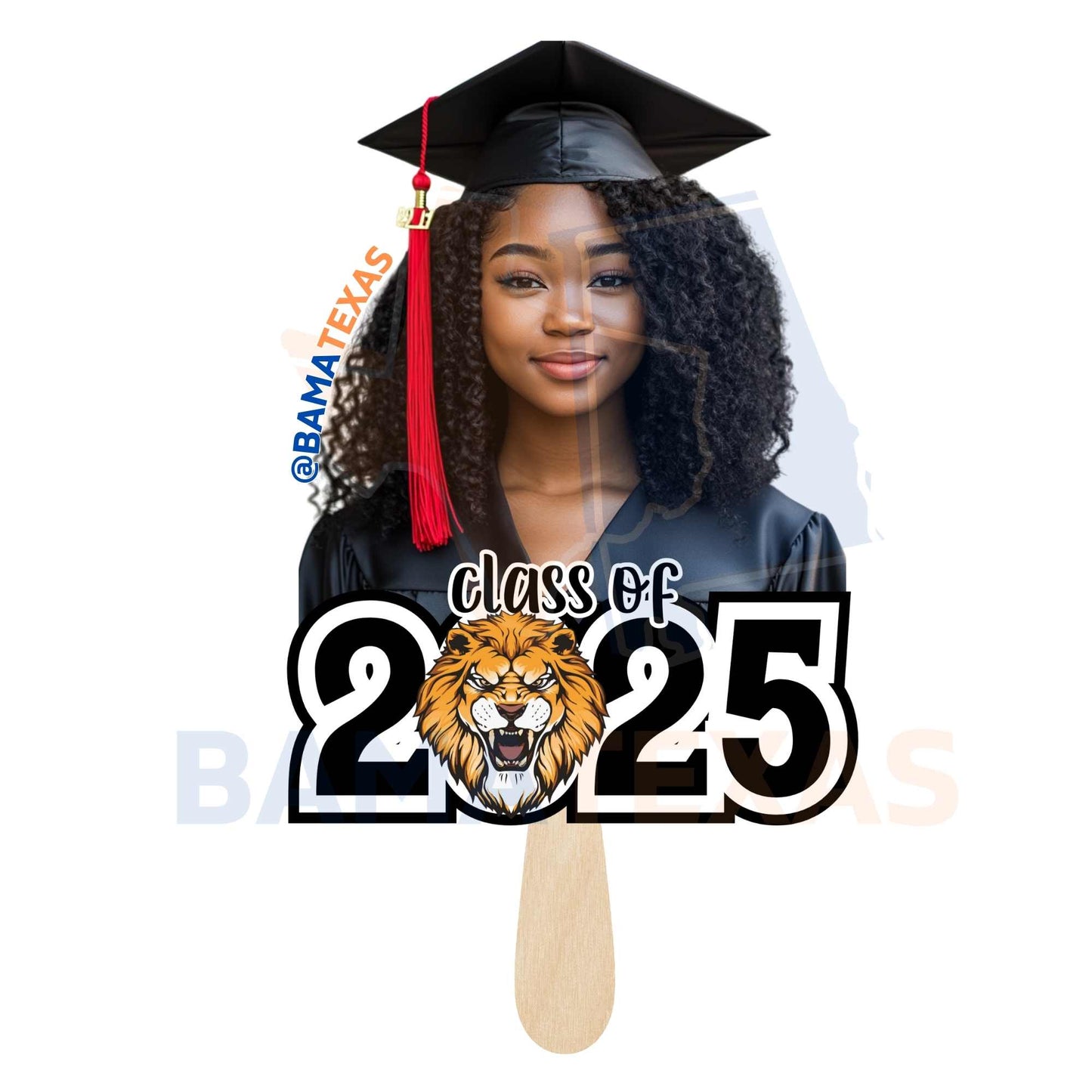 Graduation Fans I - Silhouette Style