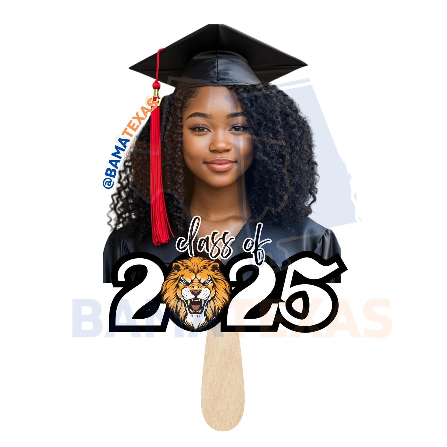 Graduation Fans I - Silhouette Style