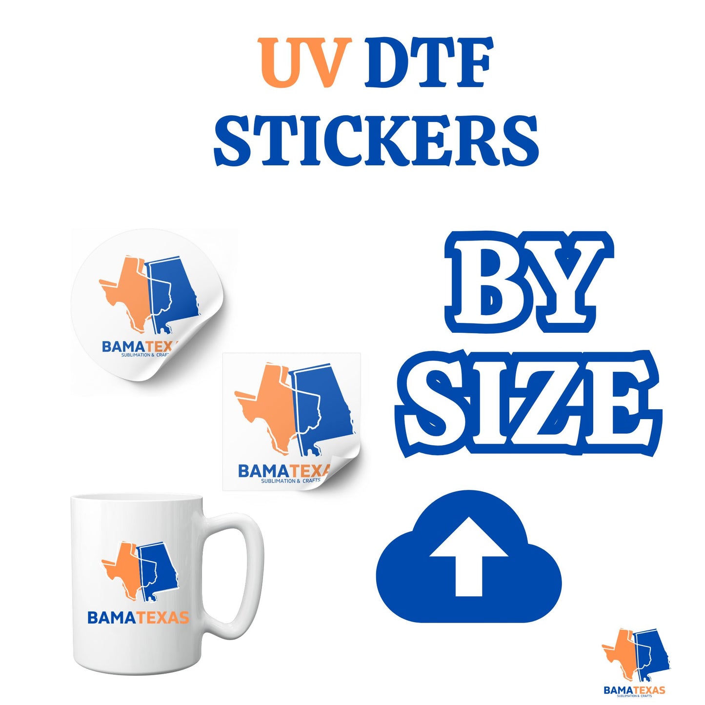 UV Stickers - BY SIZE