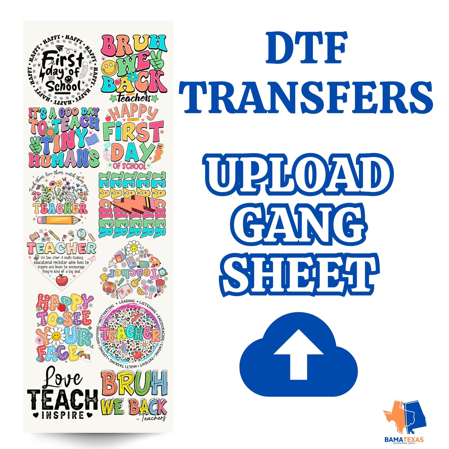 DTF Transfers - GANG SHEET