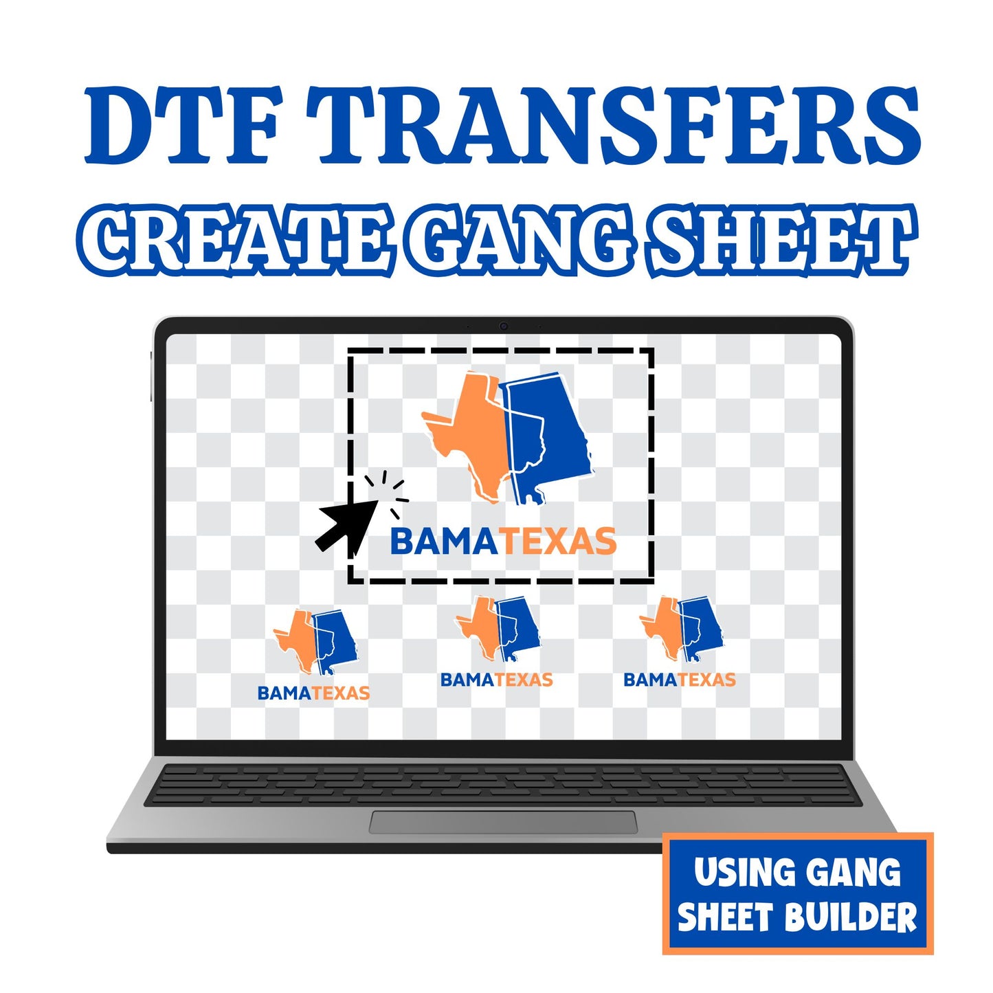 DTF Transfers - GANG SHEET (Using Gang Sheet Builder)