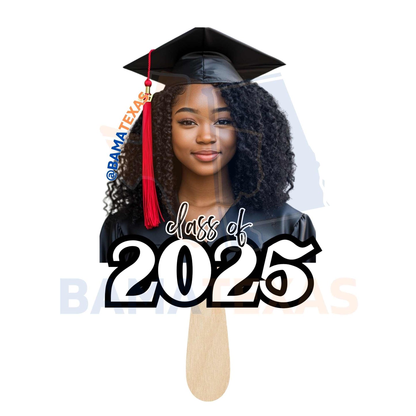Graduation Fans I - Silhouette Style