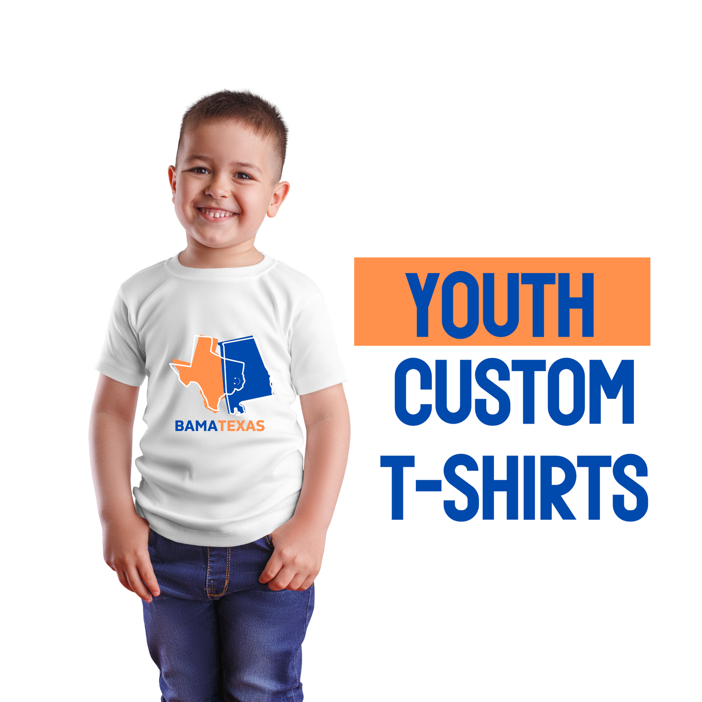 YOUTH Custom Shirts / T-Shirts (crew neck)
