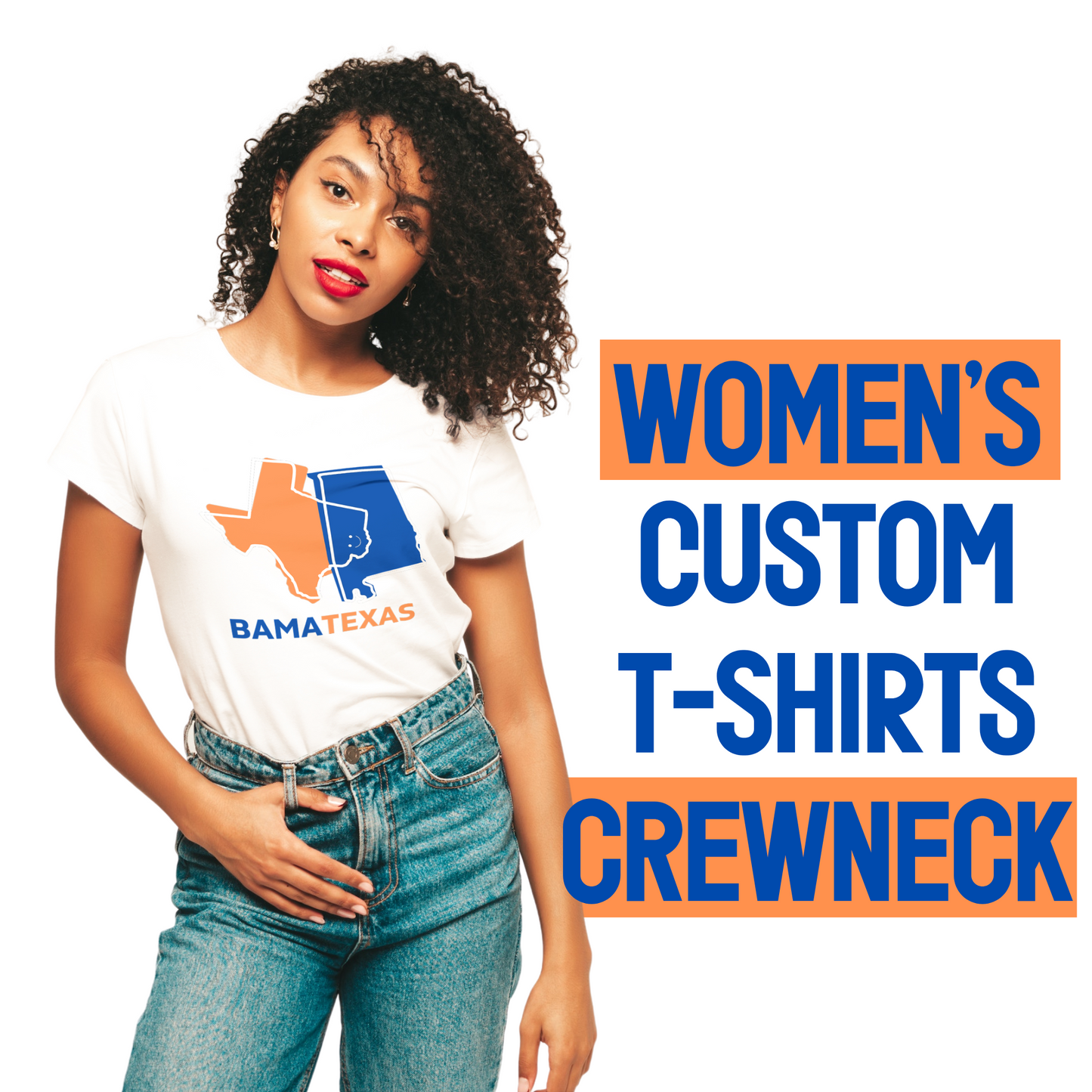 Women's Fit - Custom Shirts / T-Shirts (crew neck)