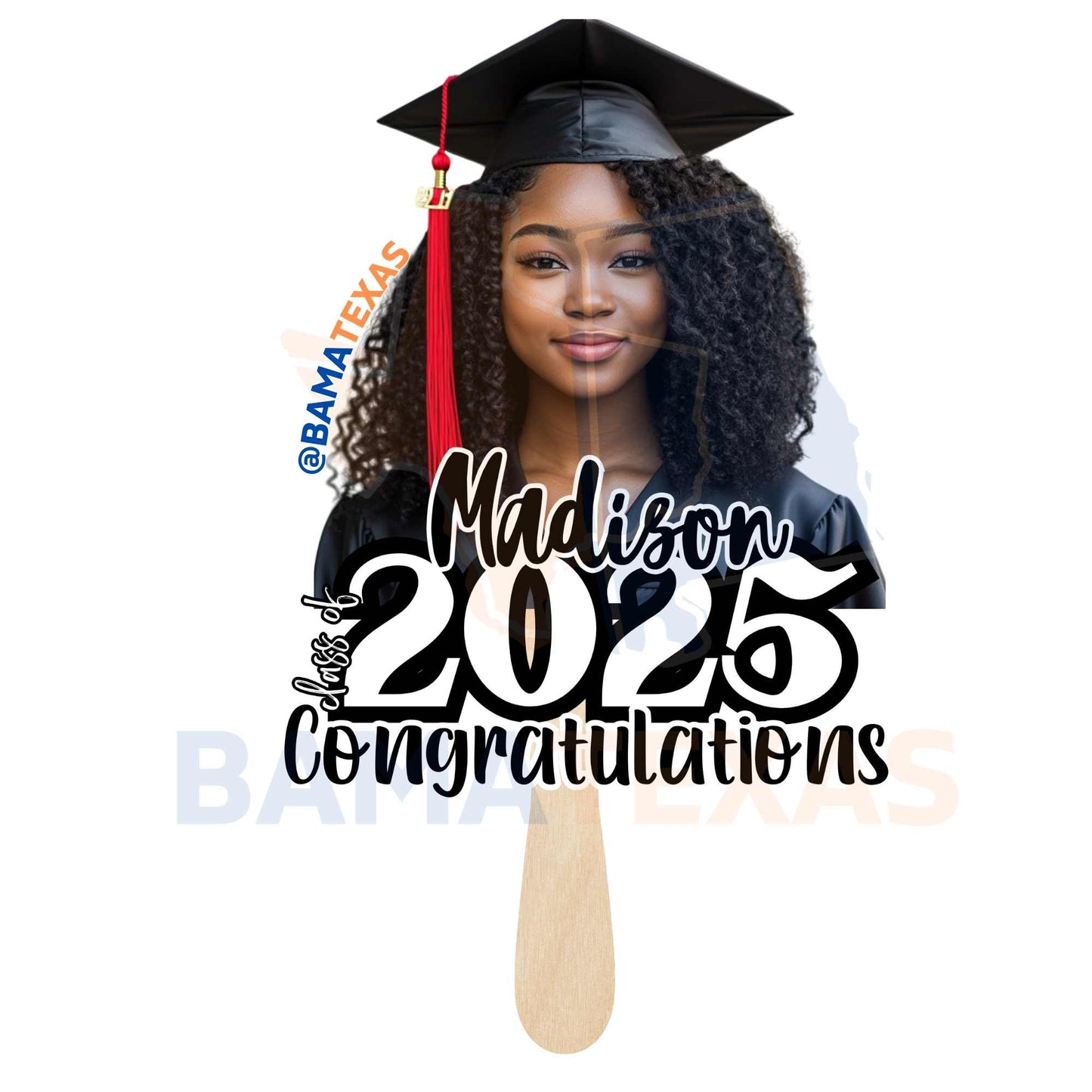 Graduation Fans I - Silhouette Style