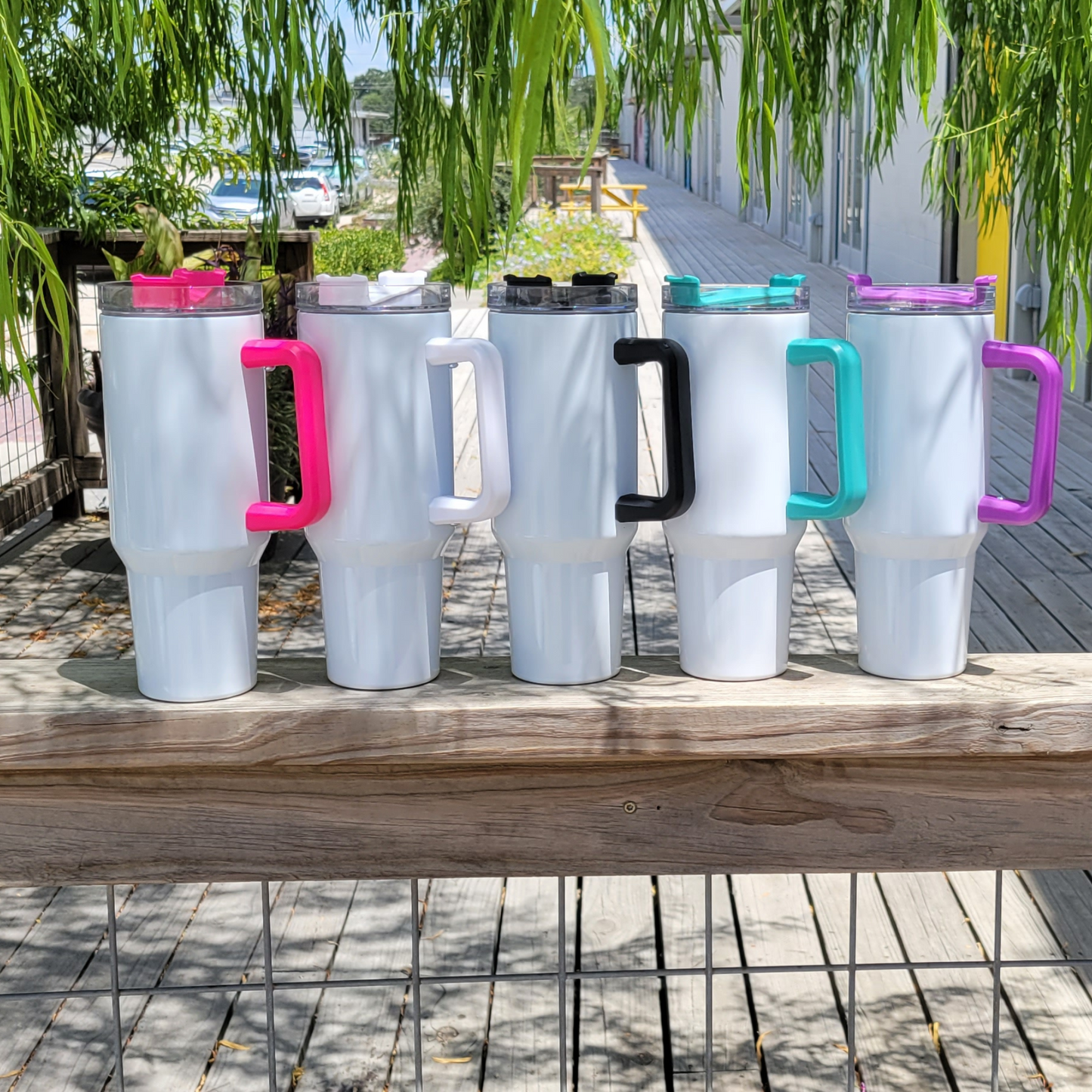 40oz Sublimation Tumbler w/ Handle