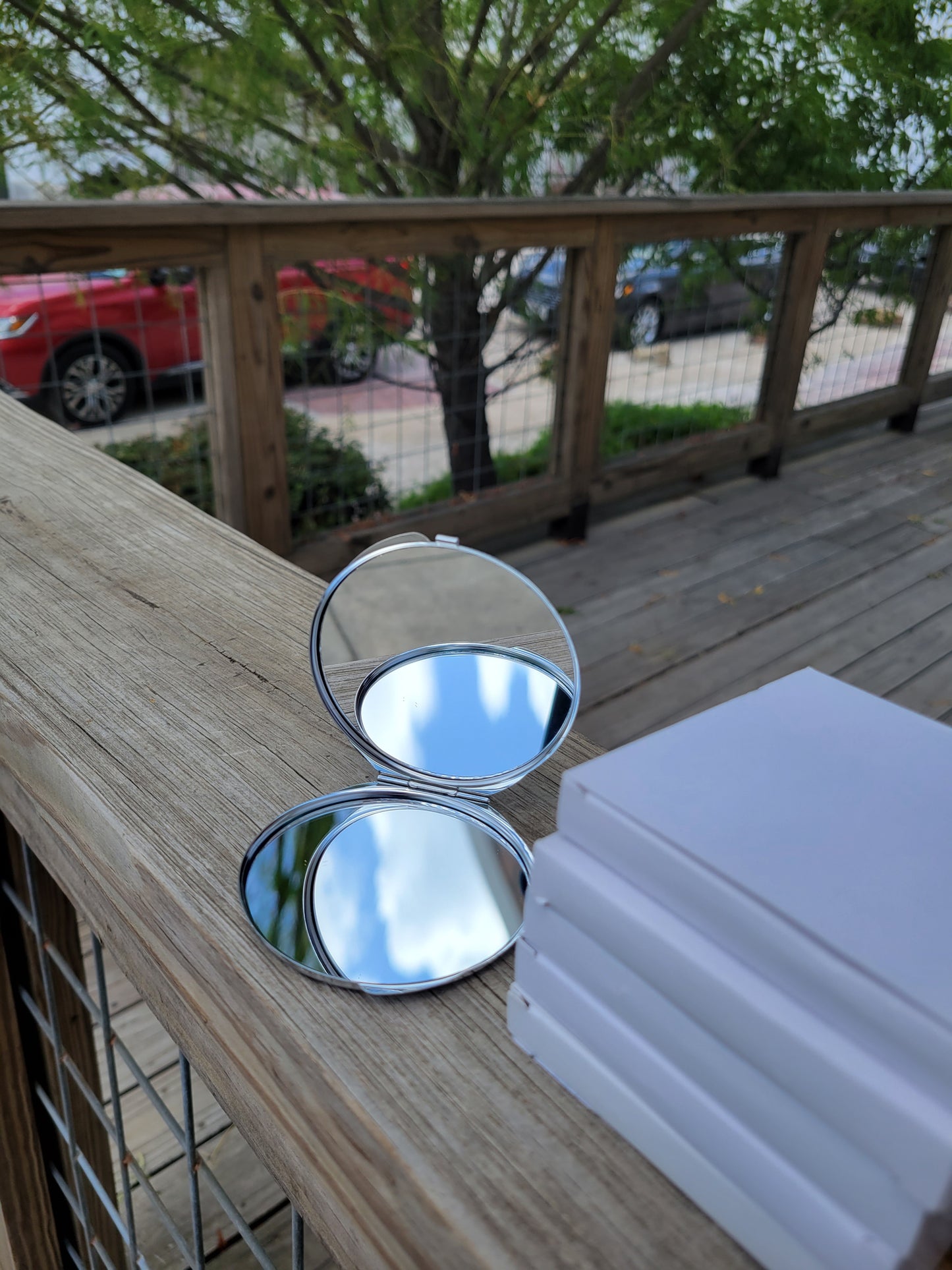 Sublimation Compact Mirror