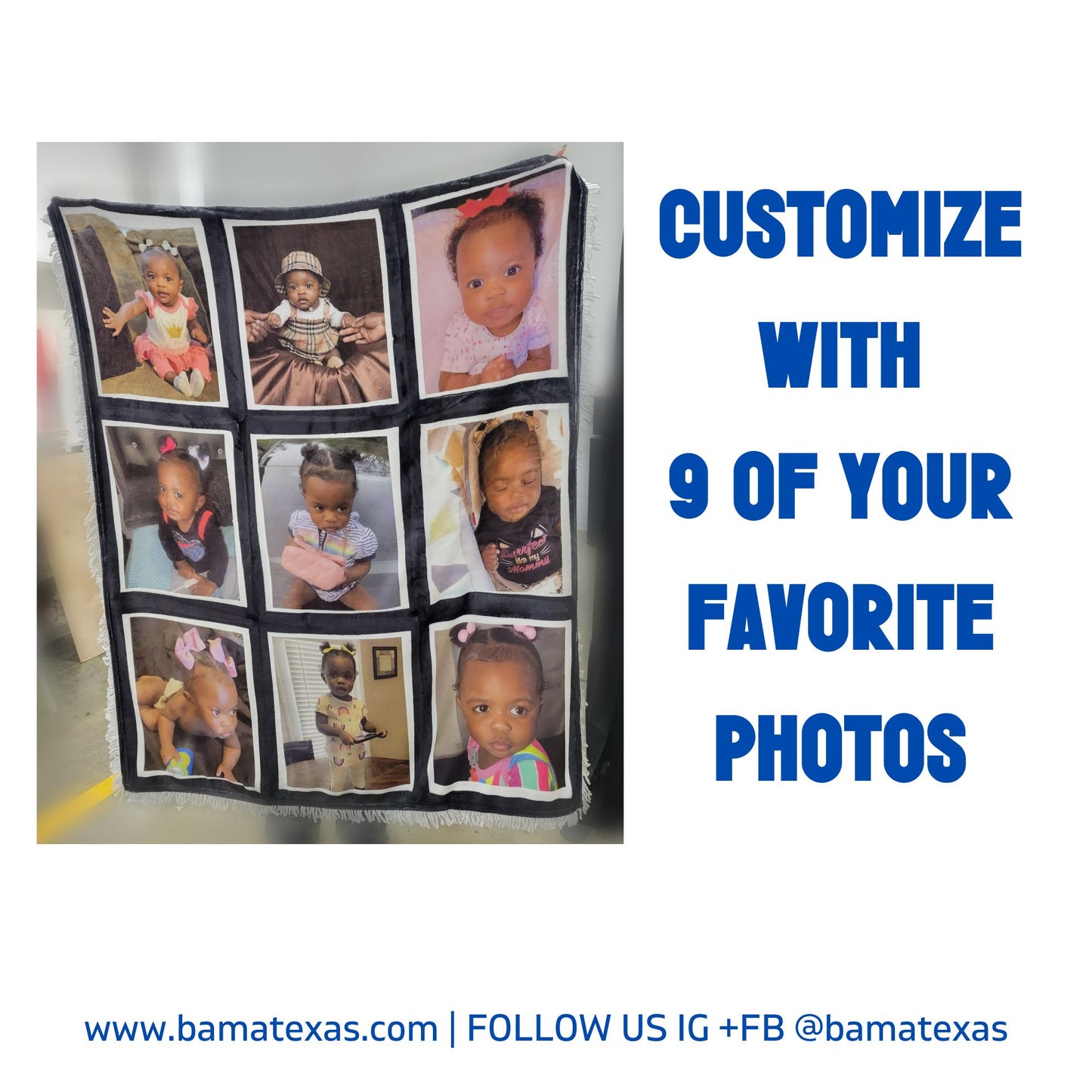 9 Photo Blanket