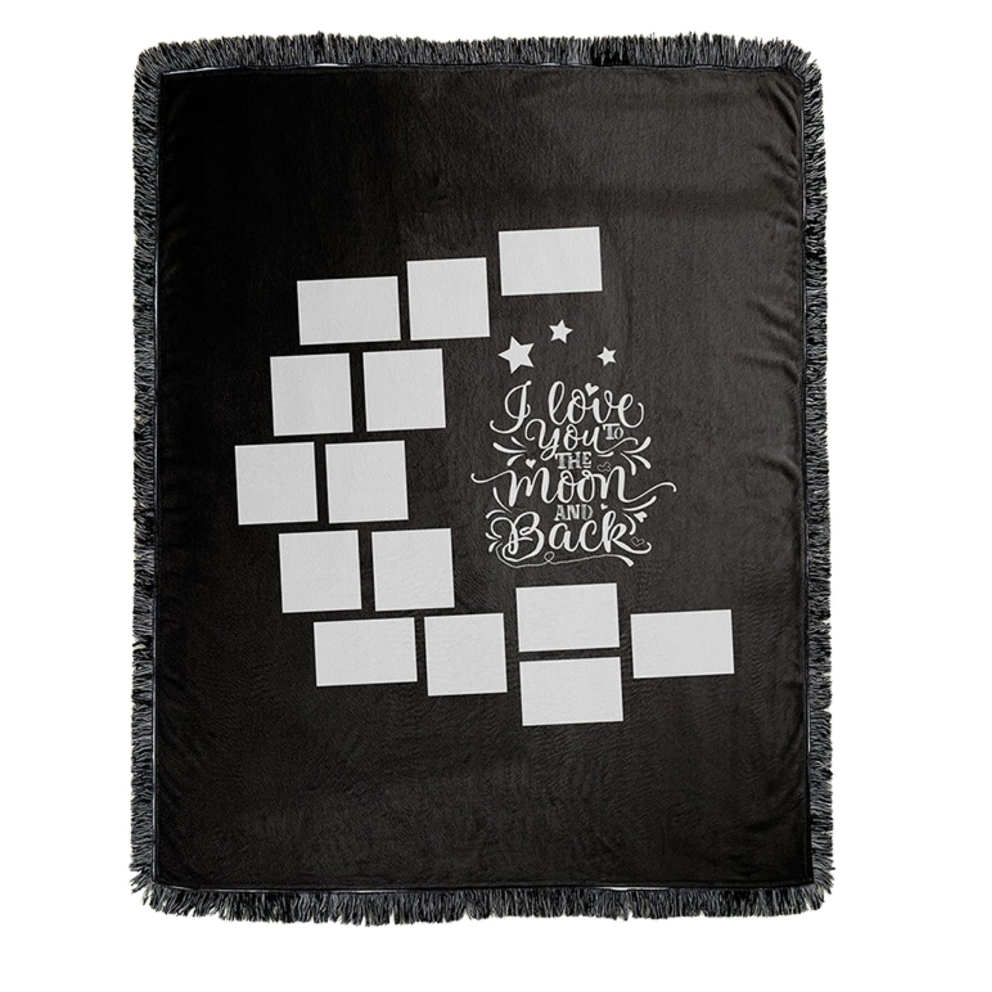 Sublimation Blanket - Love you to the Moon