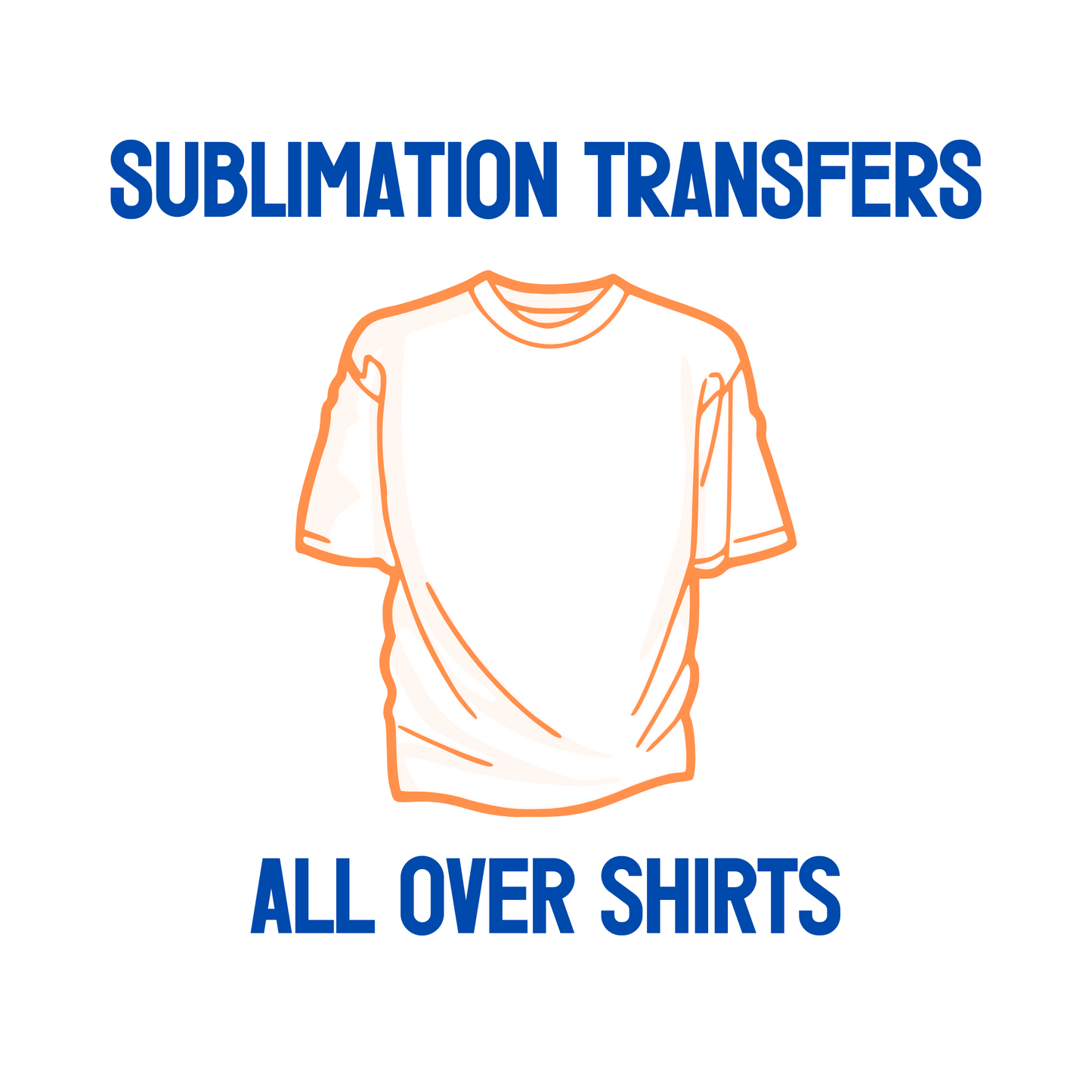 All Over Shirt Prints - Sublimation Transfers