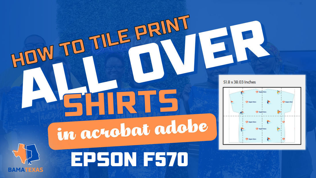 How to Split A Designs for All Over Prints - F570