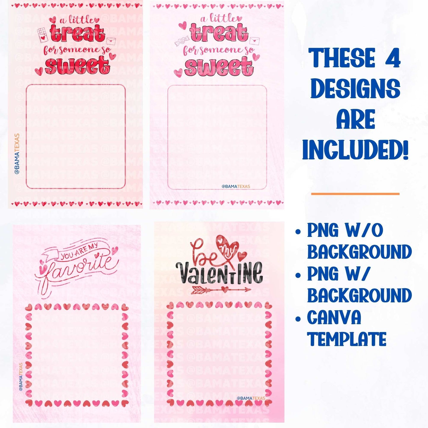 Jumbo Valentine's Day Card Template (4 Design Bundle)