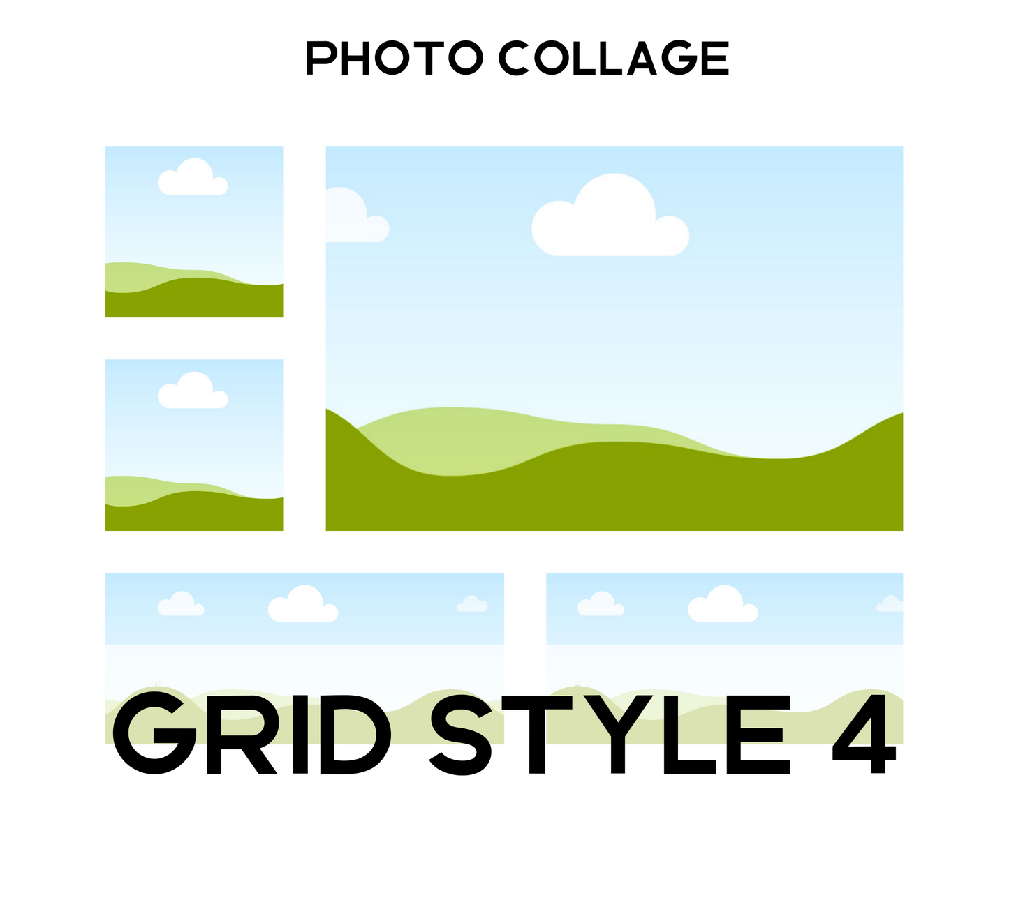 Collage Photo Tumbler (Grid Style)