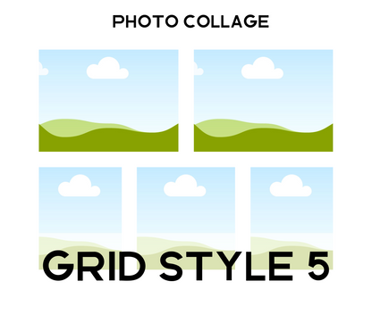 Collage Photo Tumbler (Grid Style)