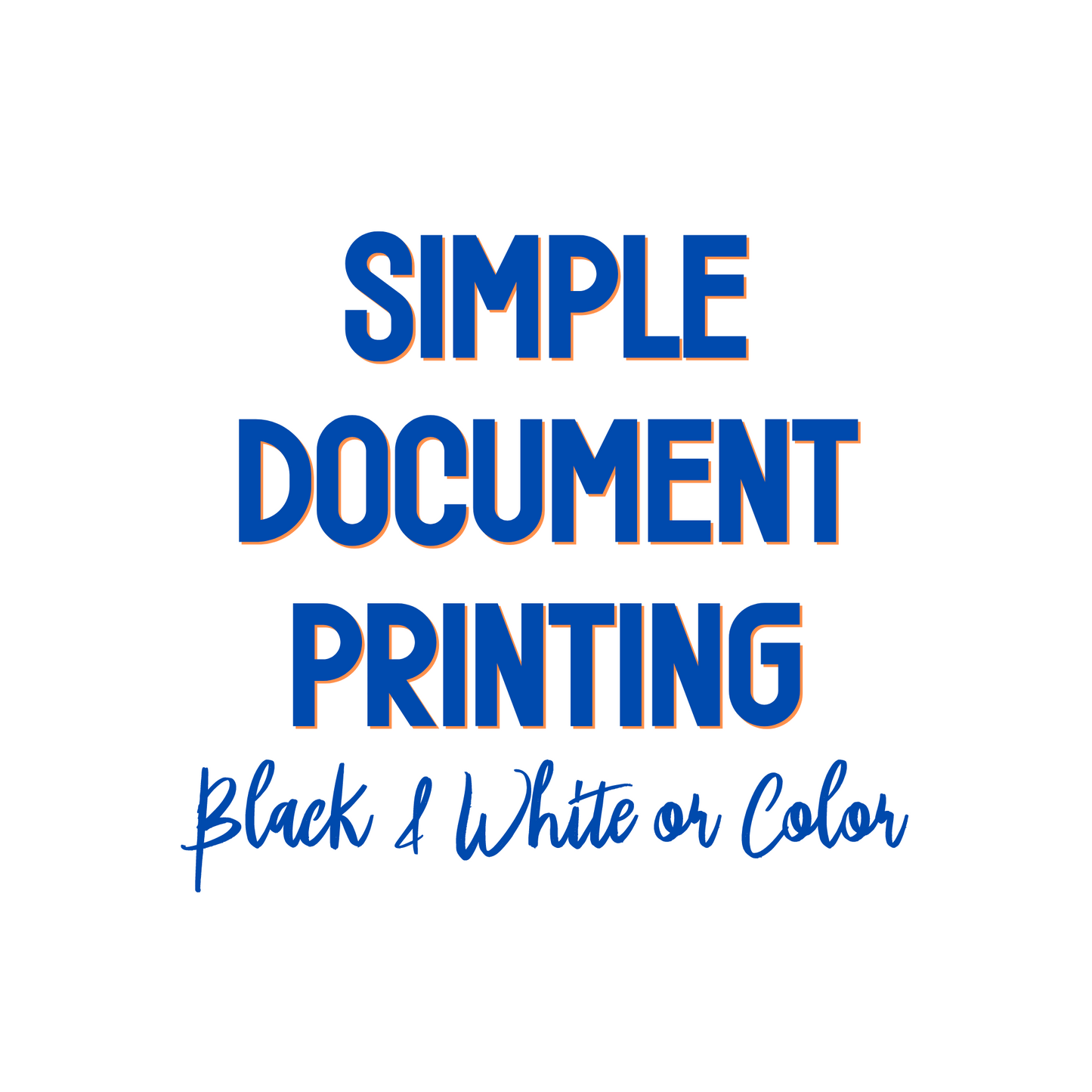 Document Printing