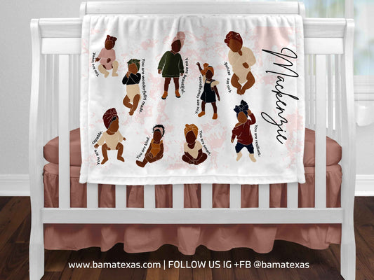 Affirmations Baby Blanket