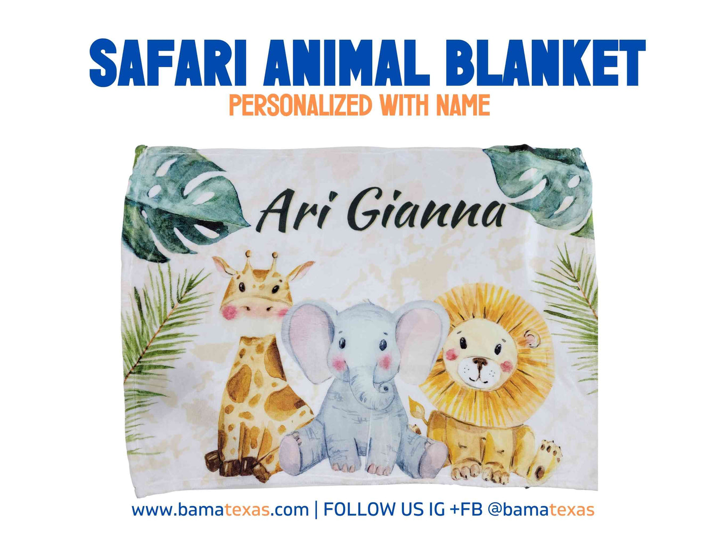 Safari Baby Blanket