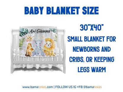 Safari Baby Blanket