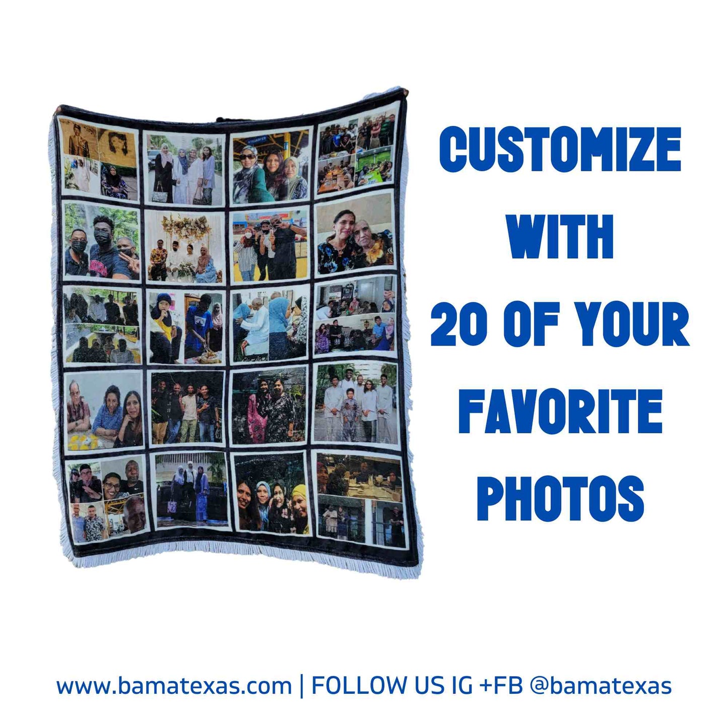 20 Photo Blanket